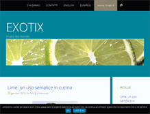 Tablet Screenshot of exotix.it